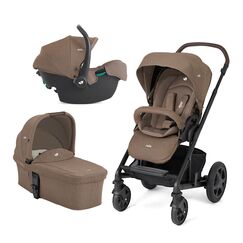 Joie - Carucior pentru copii multifunctional 3 in 1 Chrome DLX Toffee, Culoare: Maro  - ExclusivMAG.ro