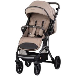 Carucior sport Chipolino Omnia cu maner reversibil latte, Culoare: Crem, Model: sport  - ExclusivMAG.ro