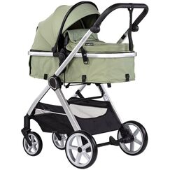 Carucior Chipolino Vista 2 in 1 basil, Culoare: Verde, Model: 2 in 1  - ExclusivMAG.ro