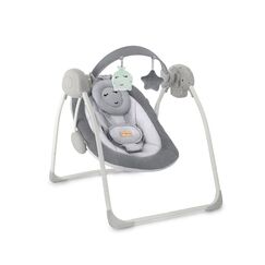 Leagan Electric pentru Bebeluşi MoMi Liss - Grey, Culoare: Gri  - ExclusivMAG.ro