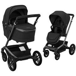 Carucior Maxi-Cosi FAME TWILLIC BLACK, Culoare: Negru, Model: 2 in 1  - ExclusivMAG.ro