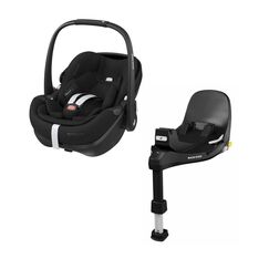 Scaun Auto I-Size Maxi-Cosi PEBBLE 360 PRO2 + Baza Auto FAMILYFIX 360 PRO TWILLIC BLACK, Culoare: Negru, Grupa: 0-13kg (0 luni - 12 luni)  - ExclusivMAG.ro
