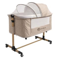 Co-Sleeper 4in1 AppeKids - Dreamy - Sand, Culoare: Crem, Dimensiuni: 90x50  - ExclusivMAG.ro