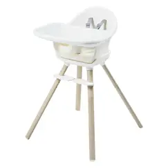Scaun de Masa Maxi-Cosi Moa BEYOND WHITE ECO, Culoare: Alb  - ExclusivMAG.ro