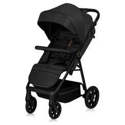 Carucior sport, Lionelo, Mira, Pana la 22 kg, 6 luni+, Negru, Culoare: Negru, Model: sport  - ExclusivMAG.ro