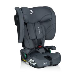 Scaun auto pliabil, Lionelo, Nelly, i-Size, 76- 150 cm, Gri, Culoare: Gri, Grupa: 9-36kg (9 luni - 12 ani)  - ExclusivMAG.ro