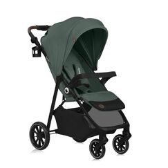 Carucior sport, Lionelo, Emma One, Pana la 22 kg, 6 luni+, Conform cu EN1888-1, Verde, Culoare: Verde inchis, Model: sport  - ExclusivMAG.ro