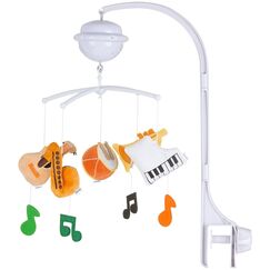 Carusel muzical pentru patut cu proiector Chipolino Music  - ExclusivMAG.ro