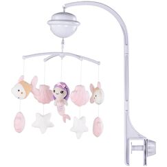 Carusel muzical pentru patut cu proiector Chipolino Mermaid  - ExclusivMAG.ro