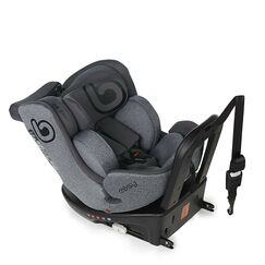Scaun auto, Be Cool, Easy I-Size, Rotire 360 grade, 40 - 150 cm, 0 - 36 kg, Antracita, Culoare: Gri, Grupa: 0-36kg (0 luni - 12 ani)  - ExclusivMAG.ro