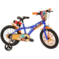 Bicicleta copii Dino Bikes 14" Dragon Ball, Culoare: Albastru, Dimensiuni: 14 inch  - ExclusivMAG.ro