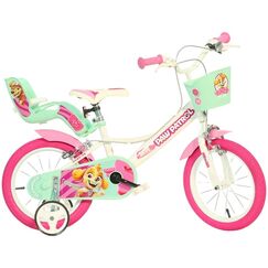 Bicicleta copii Dino Bikes 14" Paw Patrol, Culoare: Bej, Dimensiuni: 14 inch  - ExclusivMAG.ro