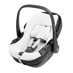 Husa De Vara Pentru Scaun Auto Maxi-Cosi Pebble 360 NATURAL WHITE, Culoare: Alb  - ExclusivMAG.ro