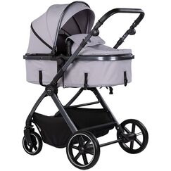 Carucior Chipolino Pearl 2 in 1 platinum, Culoare: Gri deschis, Model: 2 in 1  - ExclusivMAG.ro