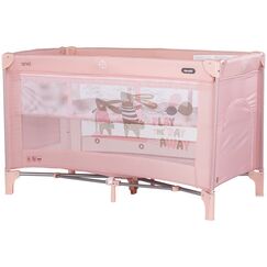 Patut pliabil Chipolino Ariel powder pink, Culoare: Roz, Dimensiuni: 120x60  - ExclusivMAG.ro