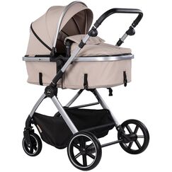 Carucior Chipolino Pearl 2 in 1 latte, Culoare: Crem, Model: 2 in 1  - ExclusivMAG.ro