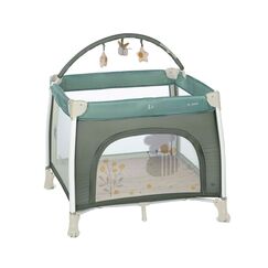 Tarc de joaca Jane Travel Fun, Botanic, Culoare: Turcoaz, Dimensiuni: 100x100  - ExclusivMAG.ro