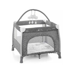 Tarc de joaca Jane Travel Fun, Star, Culoare: Gri, Dimensiuni: 100x100  - ExclusivMAG.ro
