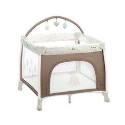 Tarc de joaca Jane Travel Fun, Iris, Culoare: Bej, Dimensiuni: 100x100  - ExclusivMAG.ro