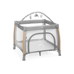Tarc de joaca Jane Travel Fun, Mist, Culoare: Gri deschis, Dimensiuni: 100x100  - ExclusivMAG.ro