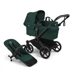 Carucior Bugaboo Donkey 6 Complete - Black Green, Culoare: Verde inchis, Model: 2 in 1  - ExclusivMAG.ro