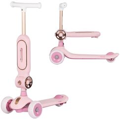 Trotineta Chipolino Bloomi pink, Culoare: Roz  - ExclusivMAG.ro