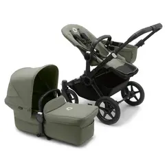 Carucior Bugaboo Donkey 5 Mono - Black Forest Green, Culoare: Verde inchis, Model: 2 in 1  - ExclusivMAG.ro