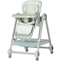 Scaun de masa Chipolino Melba 2 in 1 matcha, Culoare: Verde  - ExclusivMAG.ro