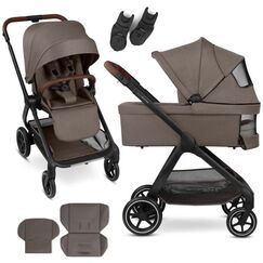 Carucior 2 in 1 City Life Natur - ABC Design, Culoare: Maro, Model: 2 in 1  - ExclusivMAG.ro