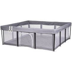 Tarc de joaca Chipolino Easy 180x180 cm grey, Culoare: Gri, Dimensiuni: 180x180  - ExclusivMAG.ro
