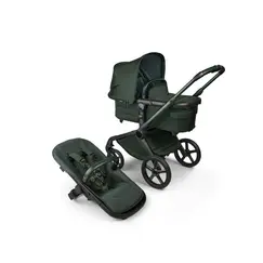 Carucior Bugaboo Fox 5 Noir Limited Edition Midnight Green 2 in 1, Culoare: Verde, Model: 2 in 1  - ExclusivMAG.ro