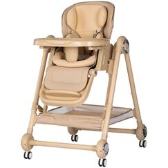 Scaun de masa Chipolino Melba 2 in 1 latte, Culoare: Crem  - ExclusivMAG.ro