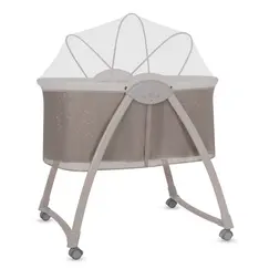 Patut si balansoar portabil Lionelo Gaya 2 in 1 - bej latte, Culoare: Crem, Dimensiuni: 80x50  - ExclusivMAG.ro