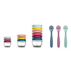 Babymoov –Multi set pentru diversificare: 3 seturi recipiente + un set linguri  - ExclusivMAG.ro