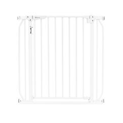 Lionelo - Poarta siguranta Truus Slim LED, White, Culoare: Alb  - ExclusivMAG.ro