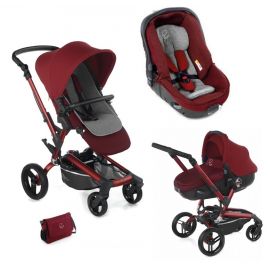 Carucior 3 in 1 Rider Reverse Matrix Light 2 Red Beign Jane, Culoare: Gri/Rosu