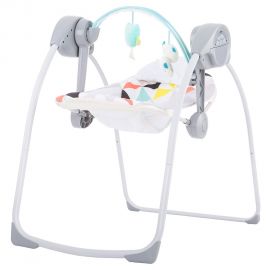 Leagan electric Chipolino Felicity snail, Culoare: Alb/Gri