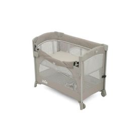 Joie - Patut pliant pentru cosleeping Kubbie Satellite, Culoare: Crem, Dimensiuni: 95x65