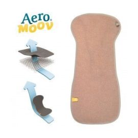 Protectie Antitranspiratie Scaun Auto GR 2-3 BBC Organic Sand Aeromoov, Culoare: Crem