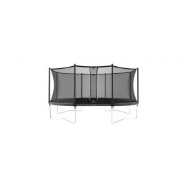 Trambulina Berg Grand Favorit Regular 520x345  Gri  cu Plasa Comfort