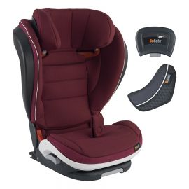 Scaun auto iZi Flex Fix i-Size - Burgundy Mélange - BeSafe, Culoare: Visiniu, Grupa: 15-36kg (4 ani - 12 ani)