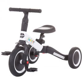 Tricicleta si bicicleta Chipolino Smarty 2 in 1 white, Culoare: Alb