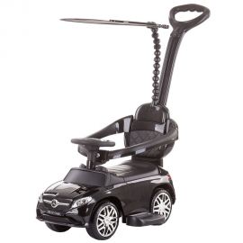 Masinuta de impins Chipolino Mercedes AMG GLE 63 Coupe black cu maner si copertina, Culoare: Negru