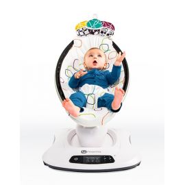 Fotoliu Balansoar Bebelusi 4MOMS MamaRoo 4.0 Plush Multicolor, Culoare: Multicolor
