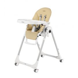 Scaun de masa Prima Pappa Zero, Peg Perego, Follow Me Paloma, Culoare: Crem