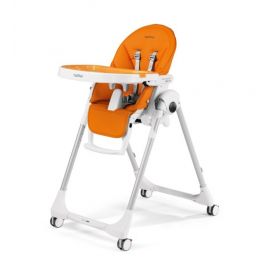 Scaun de masa Prima Pappa Zero, Peg Perego, Follow me, Arancia, Culoare: Portocaliu