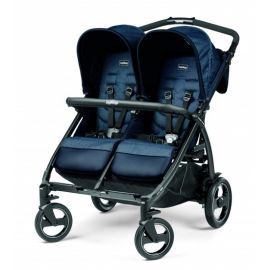 Carucior Peg Perego, Book For Two, Indigo, 0 - 15 kg, Culoare: Albastru