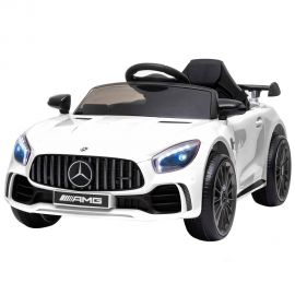 Masinuta electrica Chipolino Mercedes Benz GTR AMG white, Culoare: Alb