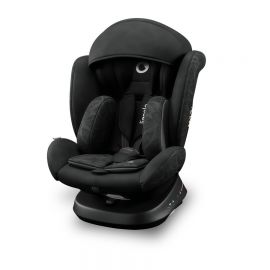 Lionelo - Scaun auto Bastiaan One, rotativ 360 grade, Isofix, Top Tether, 0-36 kg, Black Onyx, Culoare: Negru, Grupa: 0-36kg (0 luni - 12 ani)