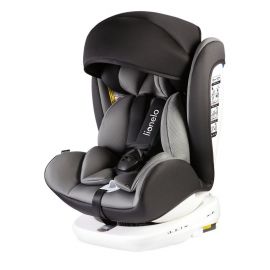 Lionelo - Scaun auto Bastiaan, rotativ 360 grade, cu Isofix, 0-36 kg, Grey, Culoare: Gri, Grupa: 0-36kg (0 luni - 12 ani)